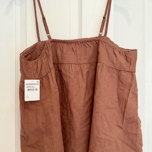 NWT Abound Brown Topaz Babydoll Camisole - Picture 3 of 8